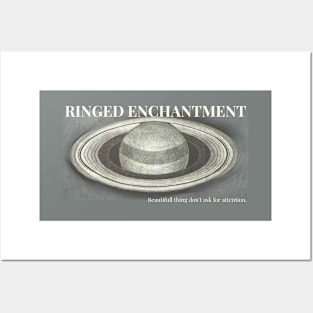 Saturn with ring Posters and Art
